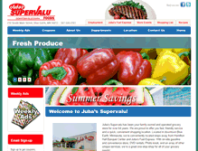 Tablet Screenshot of jubassupervalu.com